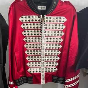 Officer fleur-de-lys bomber jacket